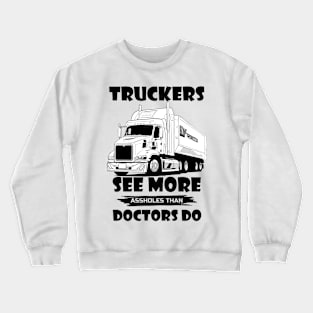 trucker Crewneck Sweatshirt